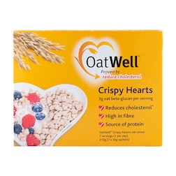 OatWell Crispy Hearts with Oat Beta-Glucan 7 Day Supply 7x30g