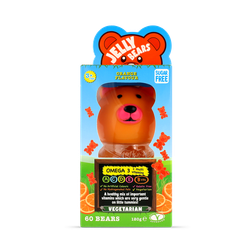 Jelly Bears Omega 3 Orange Fruit Bear 60 Chewables