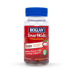 Bioglan SmartKids Iron with Vitamin C 30 Strawberry Flavour Gummies