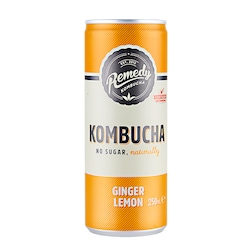 Remedy Ginger Lemon Kombucha 250ml