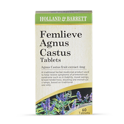 Holland & Barrett Femlieve Agnus Castus 4mg 60 Tablets