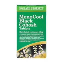 Holland & Barrett MenoCool Black Cohosh 30 Tablets