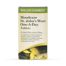 Holland & Barrett Moodease St. John's Wort One-A-Day 30 Tablets 425mg