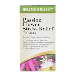 Holland & Barrett Stress Relief Passionflower 30 Tablets 425mg