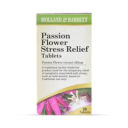 Holland & Barrett Stress Relief Passionflower 30 Tablets 425mg
