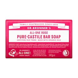 Dr Bronner's - All-One Rose Pure-Castile Bar Soap 140g