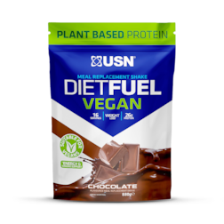 USN Diet Fuel Vegan Meal Replacement Shake Chocolate 880g