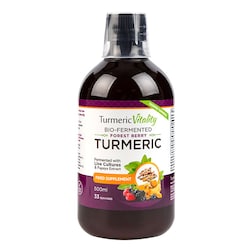 Turmeric Vitality Bio-Fermented Turmeric Liquid Forest Berry Flavour 500ml