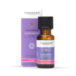 Tisserand Lavender Organic Pure Essential Oil 20ml
