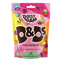 Doisy & Dam D&Ds Vegan Dark Chocolate Drops 80g