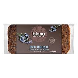 Biona Rye Chia & Flaxseed Bread 500g