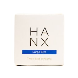 Hanx Condom Ultra Thin Large Size - 3 Pack