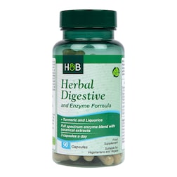 Holland & Barrett Herbal Digestive and Enzyme Formula 90 Capsules