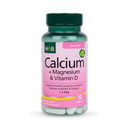 Holland & Barrett Calcium + Magnesium & Vitamin D 60 Tablets