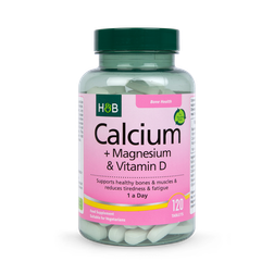 Holland & Barrett Calcium + Magnesium & Vitamin D 120 Tablets