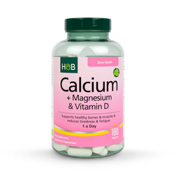 Holland & Barrett Calcium + Magnesium & Vitamin D 180 Tablets
