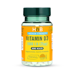 Holland & Barrett Vitamin D 1000 I.U 25ug 120 Tablets