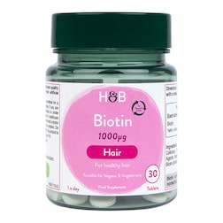 Holland & Barrett Biotin 1000ug 30 Tablets