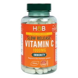 Holland & Barrett Timed Release Vitamin C with Rose Hips 120 Caplets 1000mg