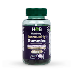 Holland & Barrett Elderberry Immunity Gummies with Vitamin C and Zinc 30 Gummies