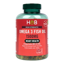 Holland & Barrett Omega 3 Fish Oil 1500mg 120 Capsules