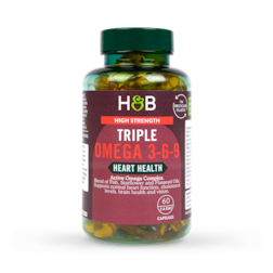 Holland & Barrett High Strength Triple Omega 3-6-9 60 Capsules