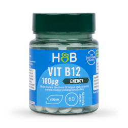 Holland & Barrett Vitamin B12 100ug 60 Tablets