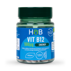Holland & Barrett Vitamin B12 + Cyanacobalamin 500ug 120 Tablets
