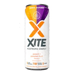 XITE Energy Peach & Passion Fruit 330ml