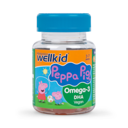 Vitabiotics Wellkid Peppa Pig Omega 3 Orange Flavour 30 Jellies