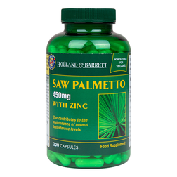 Holland Barrett Saw Palmetto Capsules 450Mg 200 holland barrett kopen in de aanbieding