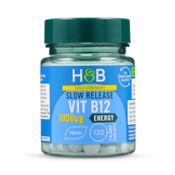 Holland & Barrett High Strength Slow Release Vitamin B12 1000ug 120 Tablets
