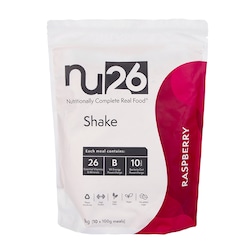 NU26 Nutritionally Complete Real Food Raspberry Shake 1kg