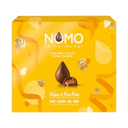Nomo Caramel Filled Choc Drops 93g