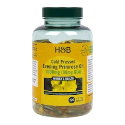 Holland & Barrett Cold Pressed Evening Primrose Oil 1000mg 120 Capsules