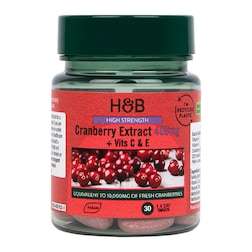 Holland & Barrett High Strength Cranberry Extract 400mg 30 Tablets