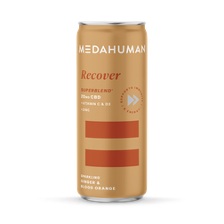 Medahuman Ginger & Blood Orange CBD Recover Drink 250ml