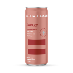 Medahuman Cranberry & Lime CBD Energy Drink 250ml