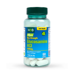 Holland & Barrett Max Strength Vegan Glucosamine HCI 1400mg 60 Tablets