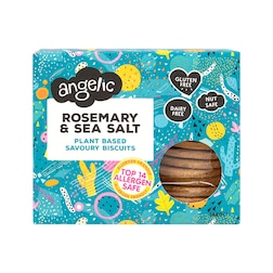 Angelic Free From Rosemary & Sea Salt Savoury Biscuits 142g