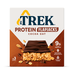 Trek Cocoa Oat Protein Flapjacks 3x 50g