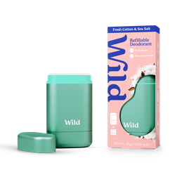 WILD Fresh Cotton & Sea Salt Deodorant Starter Pack