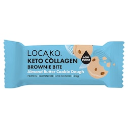 Locako Keto Collagen Brownie Bite Almond Butter Cookie Dough 30g