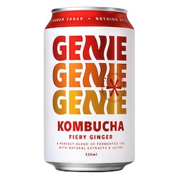 Genie Kombucha Fiery Ginger 330ml