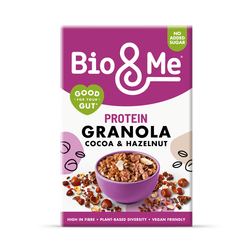 Bio & Me Cocoa & Hazelnut Protein Gut-Loving Granola 360g