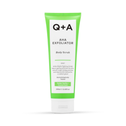 Q+A AHA Exfoliator Body Scrub 250ml