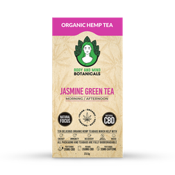 Body & Mind Botanicals CBD Hemp Tea Jasmine 10 Tea Bags