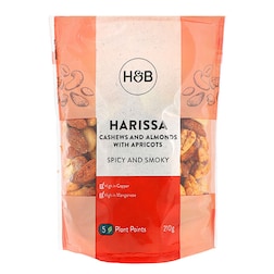 Holland & Barrett Harissa Cashews and Almonds with Apricots 210g