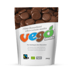Vego Fine Hazelnut Gianduja Hot Chocolate Melts 180g