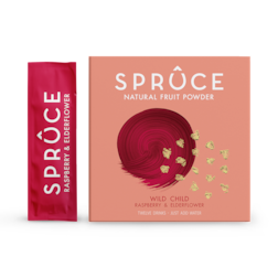 Spruce Raspberry & Elderflower Water Infusions (12 Sachets)
